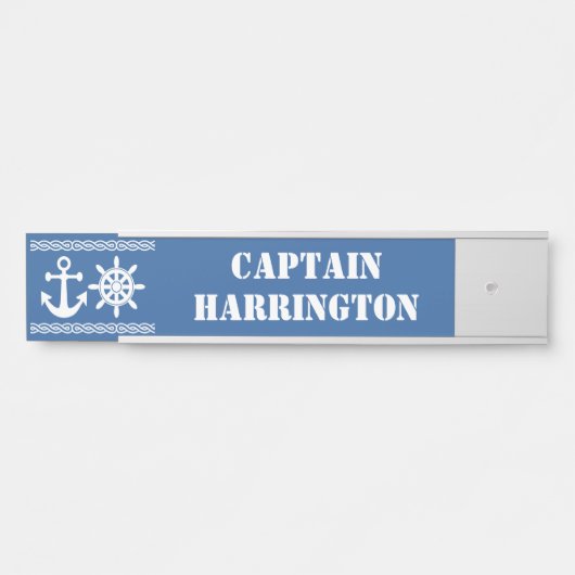 航海のカスタム文字およびカラードア記号 サインプレート (正面)