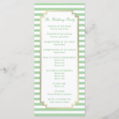 航海のカスタムMint White Program Rack Card プログラム (裏面)