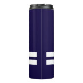 航海のカッコいいいかりおよび白ストライプ タンブラー (裏面)