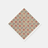 航海のカッコいいいかり スタンダードカクテルナプキン (角)