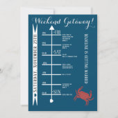 航海のカニ娘たちの週末旅行 招待状 (正面)