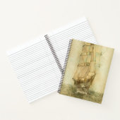 航海のクラシック船舶（ニュートラル） ノートブック (内部)