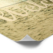 航海のクラシック船舶（ニュートラル） ポスター (角)