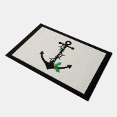 航海のクリスマスのドアマット ドアマット (アングル)