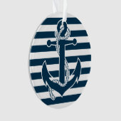 航海のクリスマスオーナメントアクリルいかり オーナメント (正面)