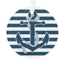 航海のクリスマスオーナメントアクリルいかり