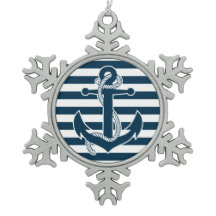 航海のクリスマスオーナメントプーターいかり