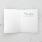 航海のクリスマスリース&いかりホリデーカード シーズンカード (内部)