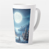 航海のクリスマス灯台 カフェラテマグ (右アングル)