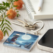 航海のクリスマス灯台 キーホルダー (正面右)