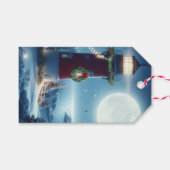 航海のクリスマス灯台 ギフトタグ (正面(横))