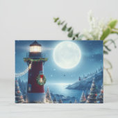 航海のクリスマス灯台 シーズンカード (スタンド正面)