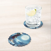 航海のクリスマス灯台 ペーパーコースター (インサイチュ)