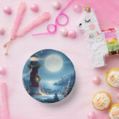 航海のクリスマス灯台 ペーパーボウル (パーティー)