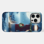 航海のクリスマス灯台 iPhoneケース (裏面横)