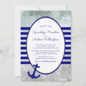 航海のクルーズ船結婚式招待状 招待状 (正面)