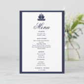 航海のクルーズ船結婚船 メニュー (スタンド正面)
