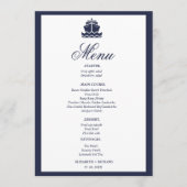 航海のクルーズ船結婚船 メニュー (正面)