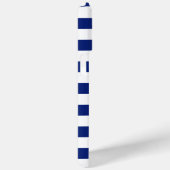 航海のクロームパイレーツオンネイビーストライププリント Case-Mate iPhoneケース (裏面 / 右)