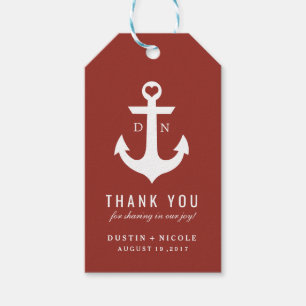 航海のサンキュー結婚式の引き出物ラベル  結婚式 ギフトタグ