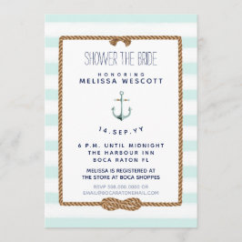 航海のシャワーザブライドインフィニティノットシーフォーム 招待状