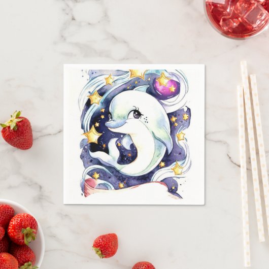 航海のシンプル誕生日 スタンダードカクテルナプキン (インサイチュ)