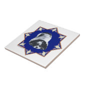 航海のシーズー（犬） タイル (側面)