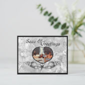 航海のシーズ&グリーティングホリデーハガキ シーズンポストカード (スタンド正面)