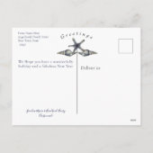 航海のシーズ&グリーティングホリデーハガキ シーズンポストカード (裏面)