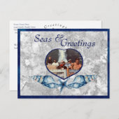 航海のシーズ&グリーティングホリデーハガキ シーズンポストカード (正面/裏面)
