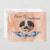 航海のシーズ&グリーティングホリデーハガキ シーズンポストカード (正面/裏面)