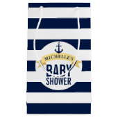 航海のスタイル赤ちゃんシャワーカスタマイズ スモールペーパーバッグ (正面)
