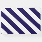 航海のストライプいかり結婚ズ ゲストブック (裏面)