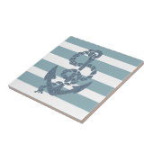 航海のストライプいかり タイル (側面)