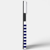 航海のストライプネイビーブルートレンディースタイリッシュ9ストライプ個 Case-Mate iPhoneケース (裏面 / 右)