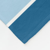 航海のストライプフリースブランケット フリースブランケット (角)