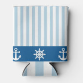 航海のストライプ 缶クーラー (正面)
