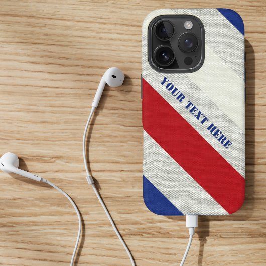航海のストライプ iPhoneケース
