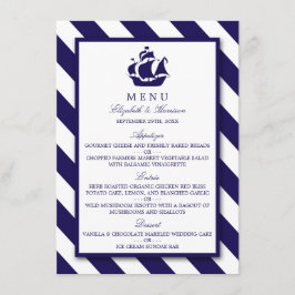 航海のストライプNavy Blue Shipのメ結婚ニュー メニュー