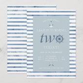 航海のセカンドバースデー招待状 招待状 (正面/裏面)