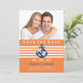 航海のセーブ・ザ・デートお知らせ写真カード セーブザデート (スタンド正面)