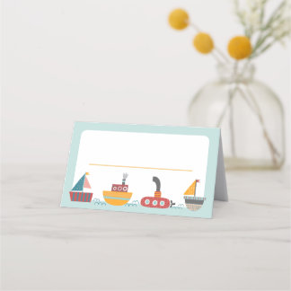 航海のテーマテントカード、座席表 プレイスカード