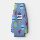 航海のテーマブイ及びロブスターモノグラムの ボトルクーラー (正面)