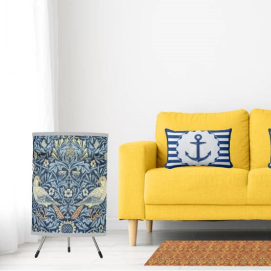 航海のテーマブルーホワイトいかりマリーンストライプ ランバークッション