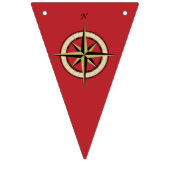 航海のテーマブルーレッドバンティング国旗 バンティングフラッグ (第2の旗)