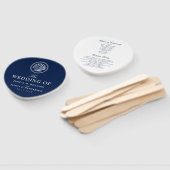 航海のテーマ結婚ズシーセルカスタム海軍 ハンドファン (組立なし)