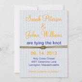 航海のテーマ結婚式の日付の保存 セーブザデート (裏面)