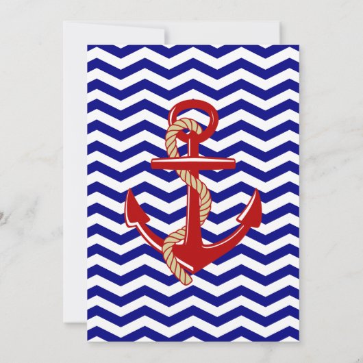 航海のテーマ誕生会 招待状 (裏面)