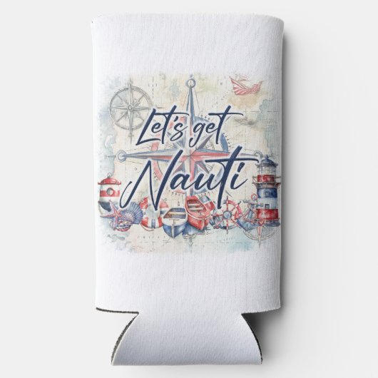 航海のテーマ スリム缶クーラー (裏面)