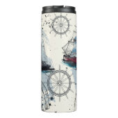 航海のテーマ。レガッタ。 タンブラー (裏面)
